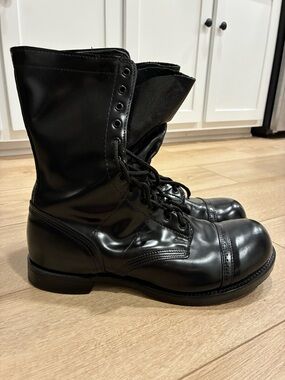 Corcoran Men’s 1500 Black Leather Jump Uniform Boots Combat Black Size 13.5 3E